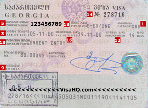 Visa de Georgia